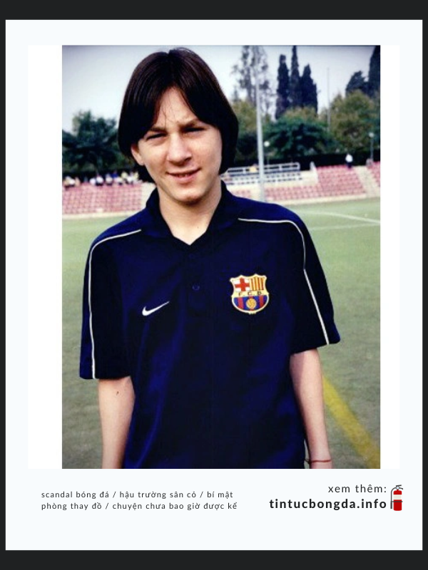 Messi tại học viện Barcelona